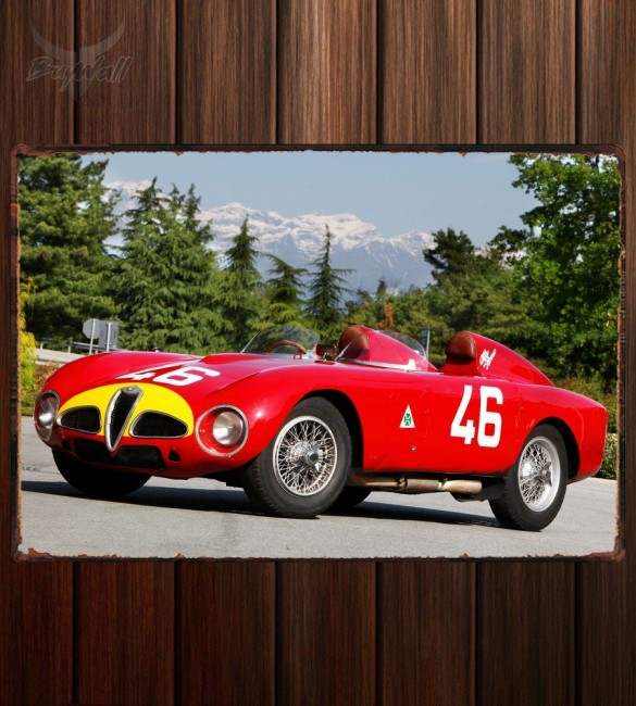 Металлическая табличка Alfa Romeo 6C 3000 CM Металлическая табличка Alfa Romeo 6C 3000 CM